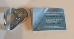 Lasche, inklusive Schraube